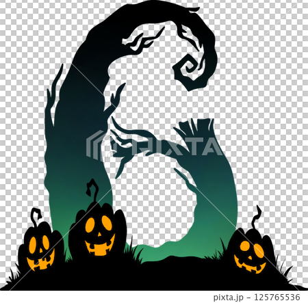 Spooky Halloween Tree Number 6 Spooky Halloween Tree Number 6 125765536