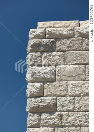 Castle stone wall 125765768