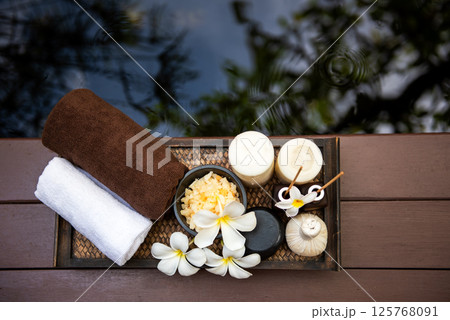 Spa beauty massage healthy wellness background. Spa beauty massage healthy wellness background. 125768091