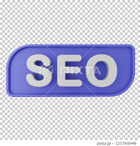 3d search engine optimization icon 125768946