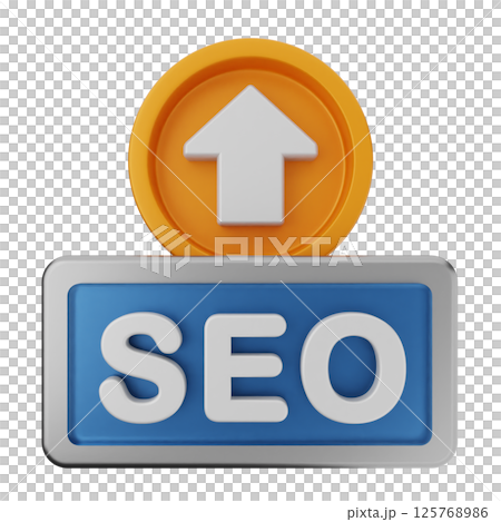 3d search engine optimization icon 3d search engine optimization icon 125768986