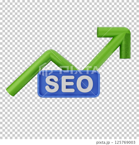 3d search engine optimization icon 125769003