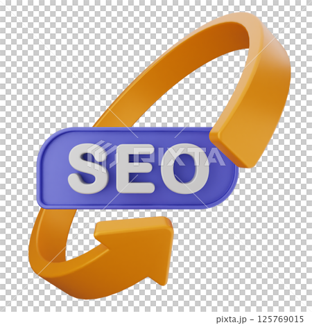 3d search engine optimization icon 3d search engine optimization icon 125769015