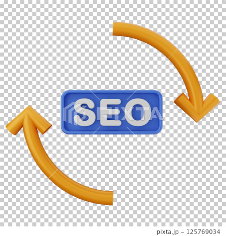 3d search engine optimization icon 3d search engine optimization icon 125769034