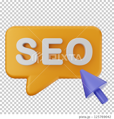 3d search engine optimization icon 3d search engine optimization icon 125769042
