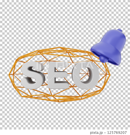 3d search engine optimization icon 125769207