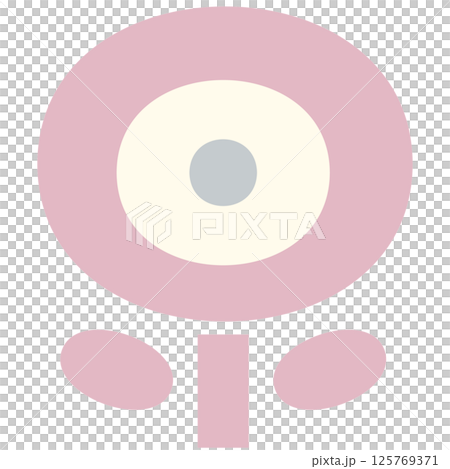 花のアイコン-1-ピンク 125769371