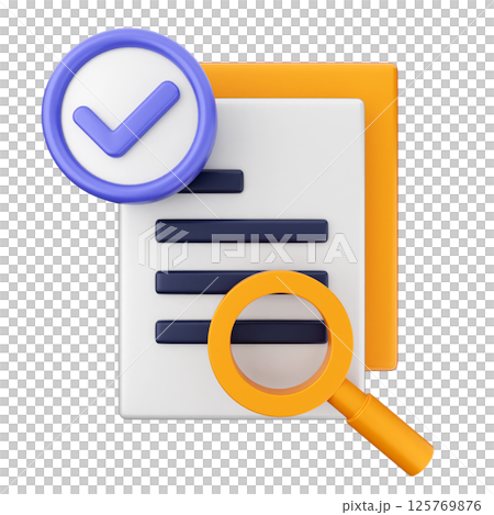 3d verification check mark approve scanning 3d verification check mark approve scanning 125769876