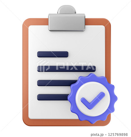3d verification check mark approve file report 3d verification check mark approve file report 125769898