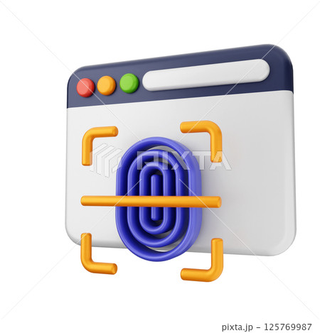 3d security system protection safety firewall 125769987