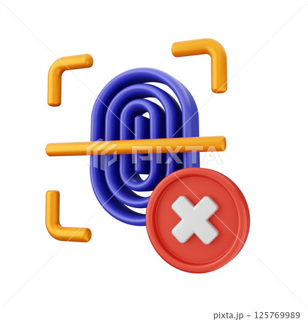 3d security system protection safety firewall 125769989