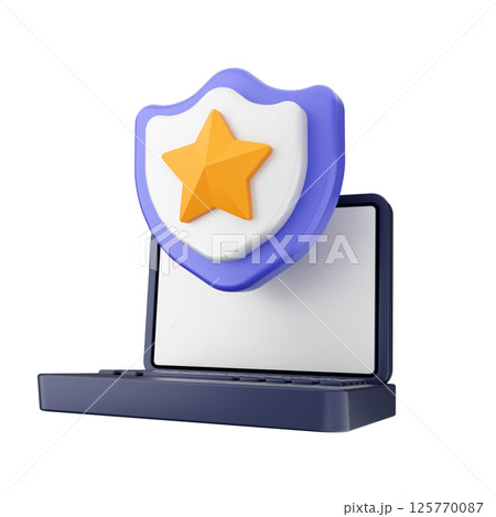3d security system protection safety firewall 125770087