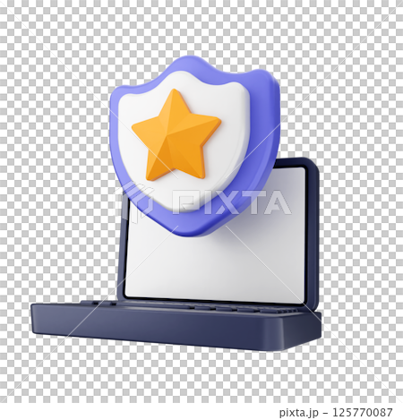 3d security system protection safety firewall 125770087