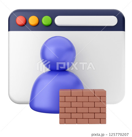3d security system protection safety firewall 3d security system protection safety firewall 125770207