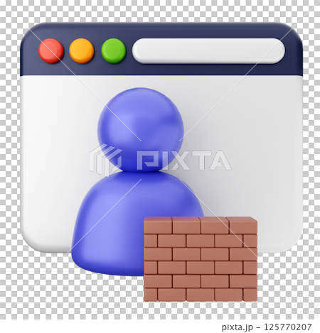 3d security system protection safety firewall 3d security system protection safety firewall 125770207