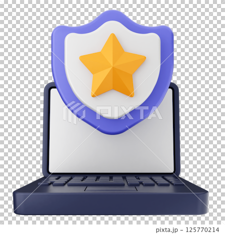 3d security system protection safety firewall 125770214