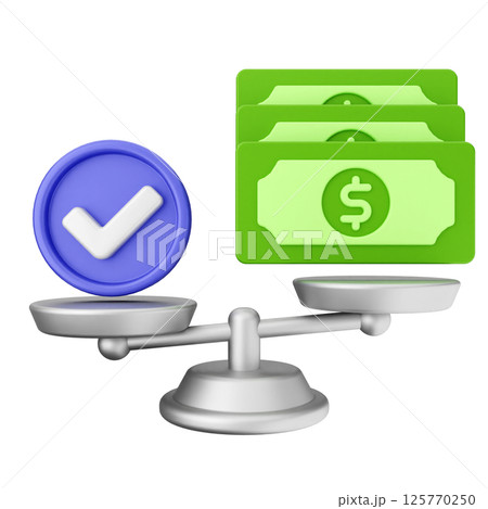 3d money investment icon 3d money investment icon 125770250