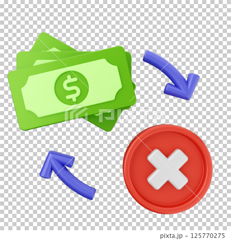 3d money investment icon 125770275