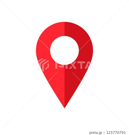 Location or map pin icon	 125770791