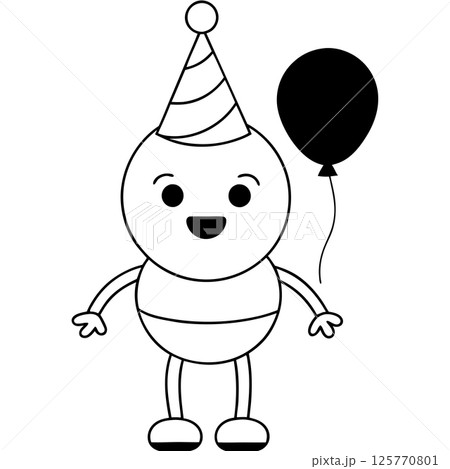 100 Days of School vector art illustration Celebration Graphic for t shirt design 125770801