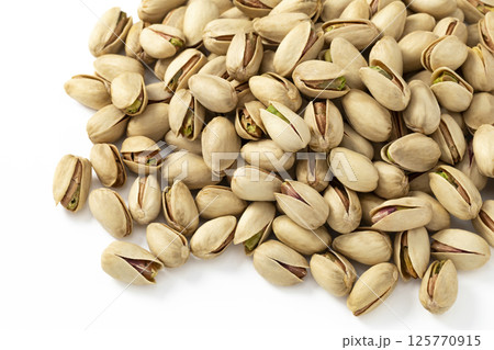 白バックのピスタチオ 125770915
