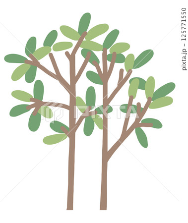 植栽のイラスト 125771550