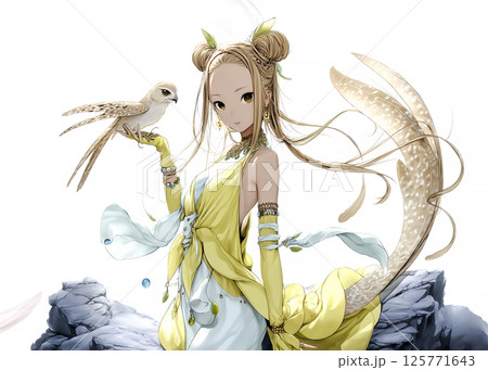 タカの妖精のイラスト素材 タカの妖精のイラスト素材 125771643