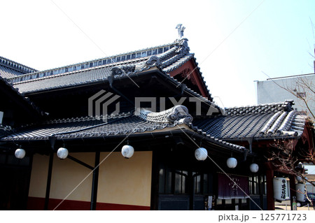 熊本県山鹿市　豊前街道の風情あるレトロな町並み 125771723