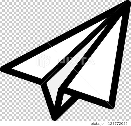 Paper plane graphic illustration Paper plane graphic illustration 125772033