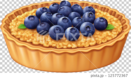 A Delectable Blueberry Crumble Tart A Delectable Blueberry Crumble Tart 125772367