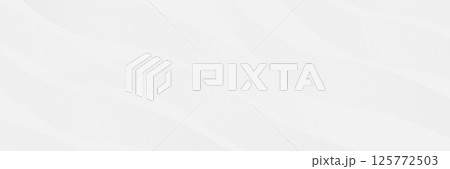 Minimal White Background with Flowing Thin Wavy Lines 125772503
