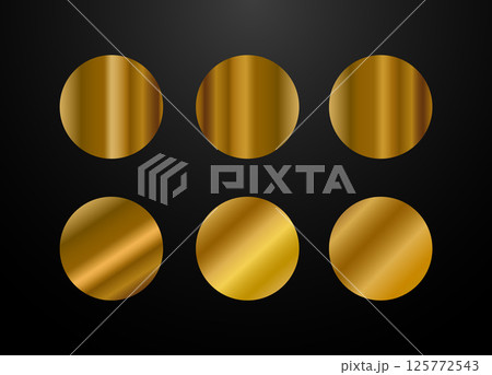 A set of gold Gradient	 125772543