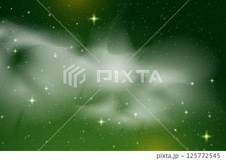 Green Hand drawn abstract background 125772545