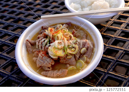 上州名物 もつ煮 ライス付き B級グルメ 125772551