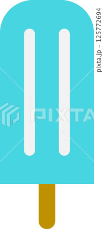 アイスのグラフィック素材イラスト アイスのグラフィック素材イラスト 125772694
