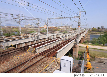 東海道本線 武庫川橋梁 東海道本線 武庫川橋梁 125773111