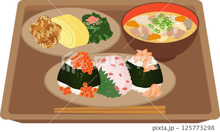 おむすび定食 125773298