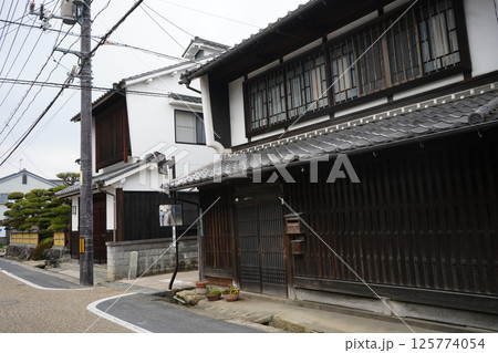 日本 岡山 津山 城下町 町屋 125774054