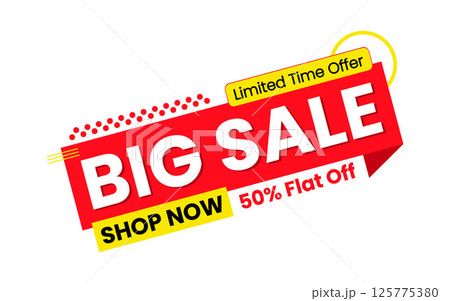 Big Sale Tag. Special offer, big sale, discount, best price, mega sale tag. Mega Sale Tag. Vector Illustration Big Sale Tag. Special offer, big sale, discount, best price, mega sale tag. Mega Sale Tag. Vector Illustration 125775380