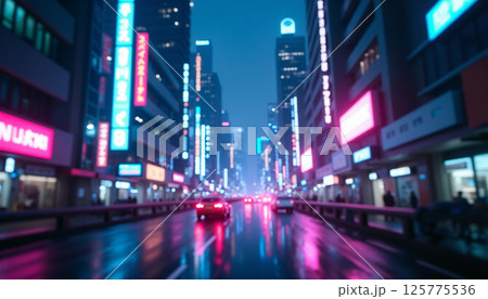 繁華街を駆け抜ける 125775536