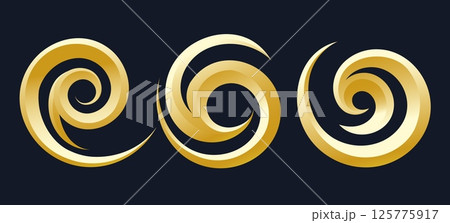 Golden curl logo 125775917