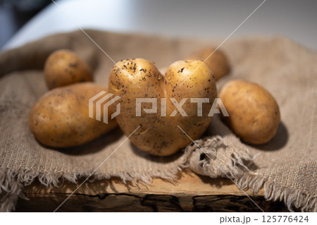 A Unique HeartShaped Potato Stands Out Among Other Interesting Varieties Available 125776424