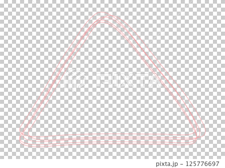 粉紅色手繪重疊三角形框架背景 125776697