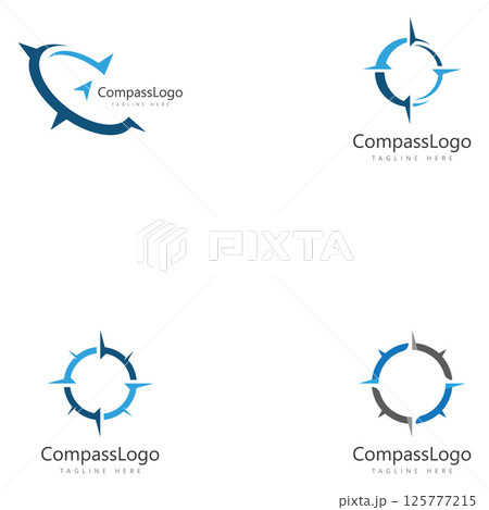 set of compass logo vector concept design template icon set of compass logo vector concept design template icon 125777215