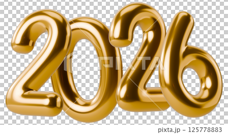 2026 Glossy Gold Numbers 2026 Glossy Gold Numbers 125778883