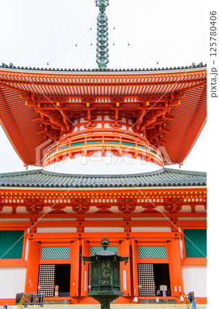 世界遺産高野山 根本大塔 壇上伽藍 和歌山県 世界遺産高野山 根本大塔 壇上伽藍 和歌山県 125780406