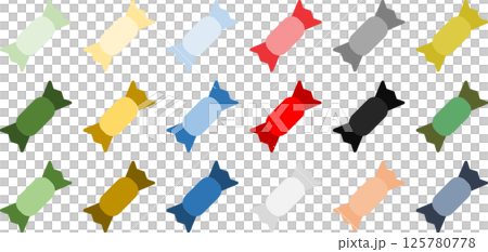Candy graphic material illustration 125780778