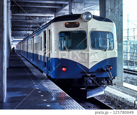 両毛線の電車 125780849