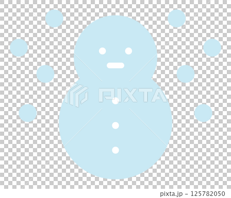 Snowman icon illustration Snowman icon illustration 125782050