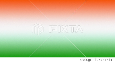 The background is in the colors of the Indian flag with a grainy texture 125784714